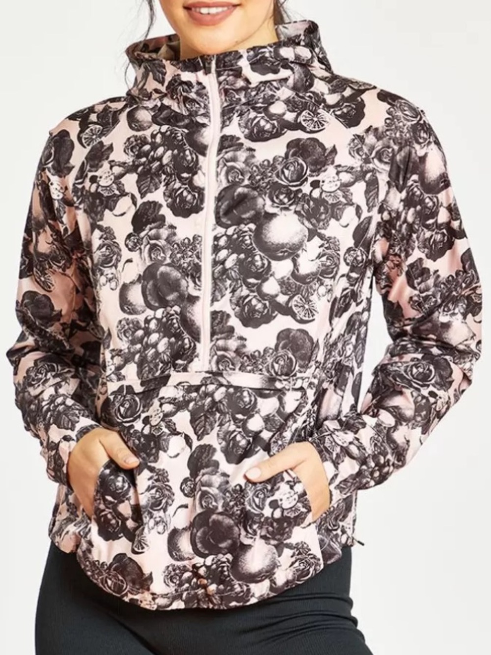 $124 Oiselle Activewear Multi-colored Pink Hoodie. Size: XS - Picture 2 of 8